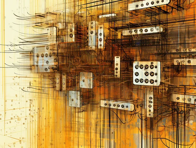 FPGA and CPU architecture comparison illustration.